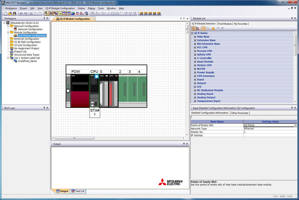 Integración de EPLAN y Melsoft iQ Works